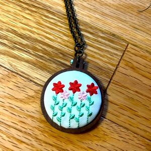 Vintage plunder necklace.